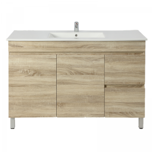 Berge White Oak Free Standing 1200 Cabinet Only
